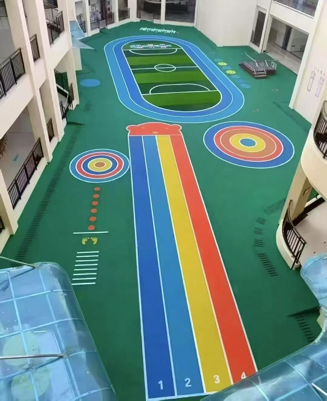赤峰市幼儿园塑胶跑道彩色epdm颗粒 - 一站式服务