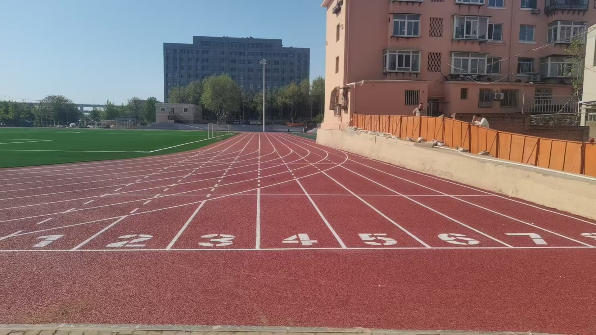 赤峰市混合型塑胶跑道健身步道 - 一站式服务